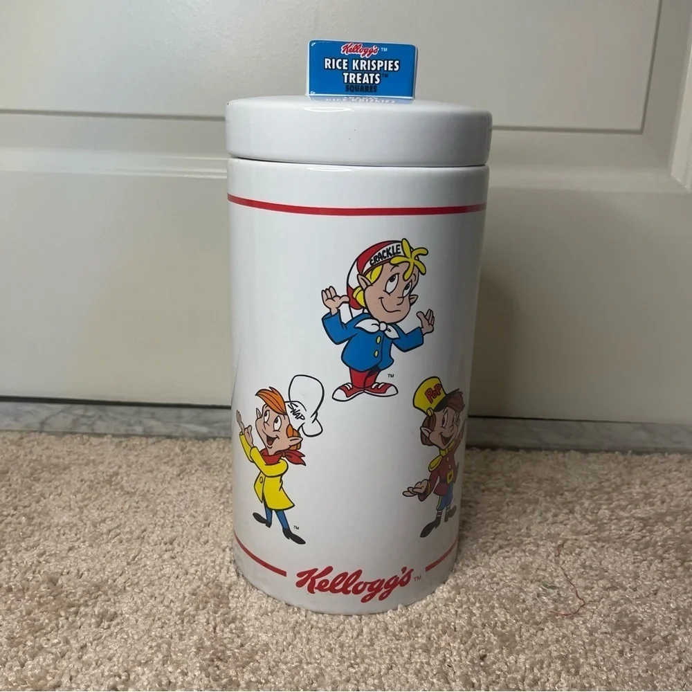 Vintage 1999 Kellogg’s Rice Krispies Treats Canister